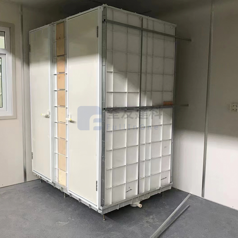 Se aplican la cápsula de baño prefabricada impermeable efectiva, los proyectos de ingeniería