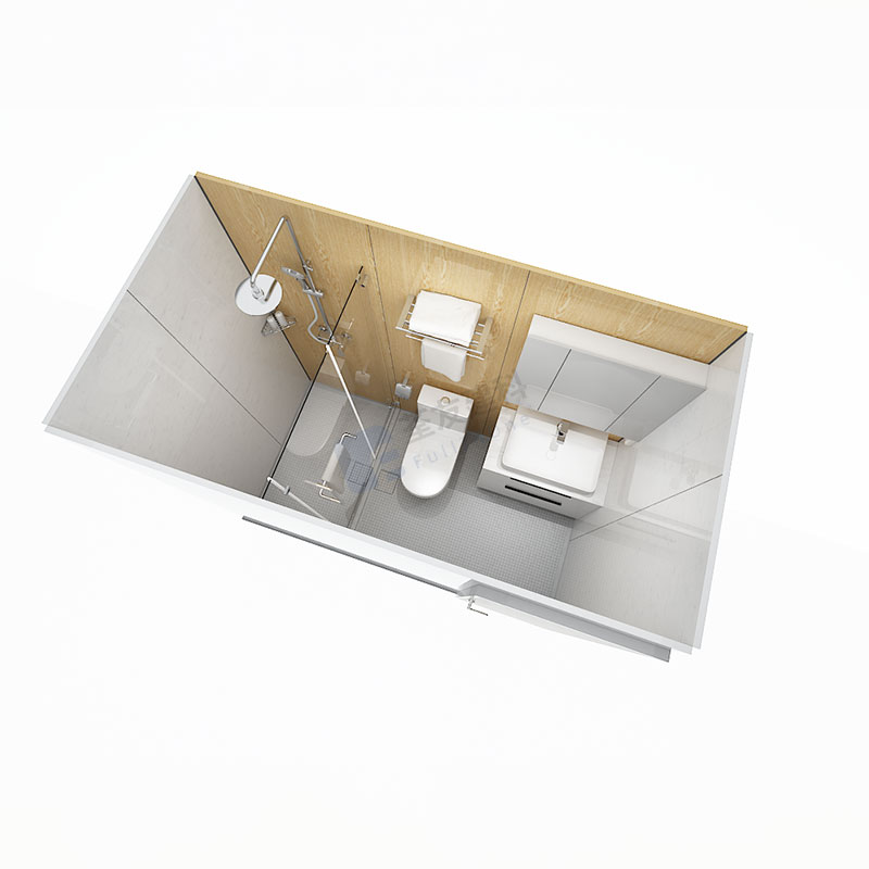 Unidades de ducha de buena calidad POD de baño prefabricados para bienes raíces