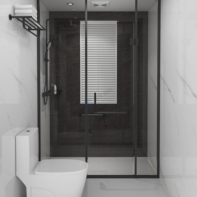 Impermeable todo en un baño pods japón de baño de baño prefabricados