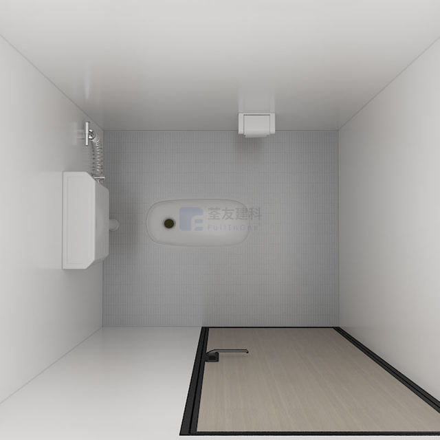 Unidad de baño integrada de estilo moderno Pod para la renovación de dormitorios escolares