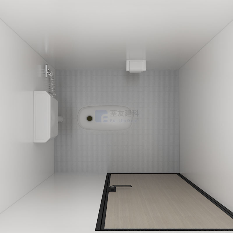Unidad de baño integrada de estilo moderno Pod para la renovación de dormitorios escolares