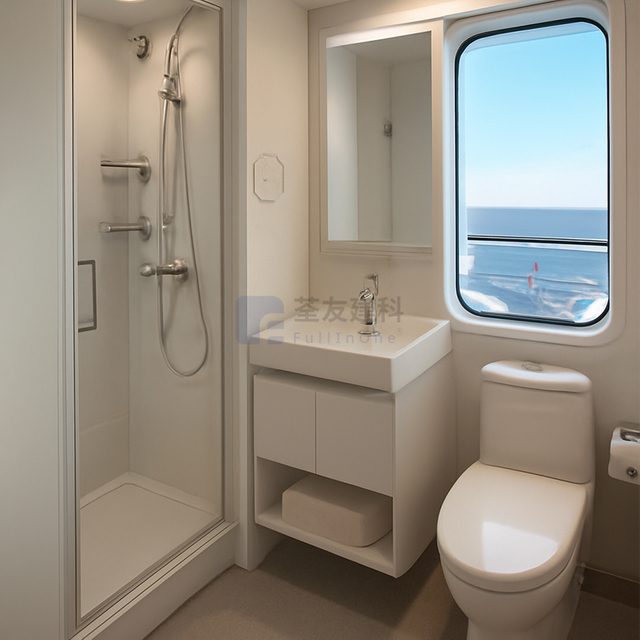 Instalación rápida Unidades de baño POD de baño prefabricados para proyectos de cruceros