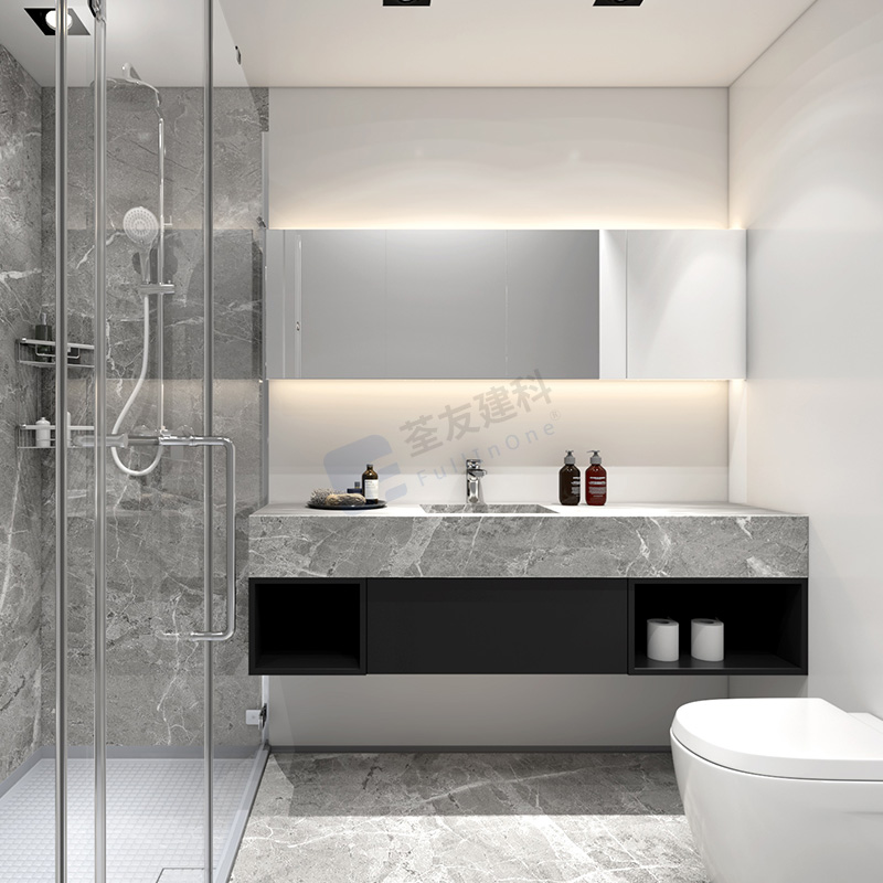 SOUNDO FUERTE Y LIGERO DIOMO MODULAR PREOCESO BAÑO DE BAÑO PREFABILLO (BUX1624)