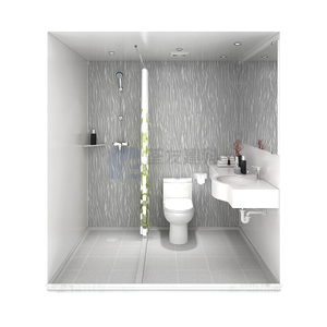 Impermeable listo para instalar un baño de baño portátil de baño prefabricado para hoteles (BUL1620)
