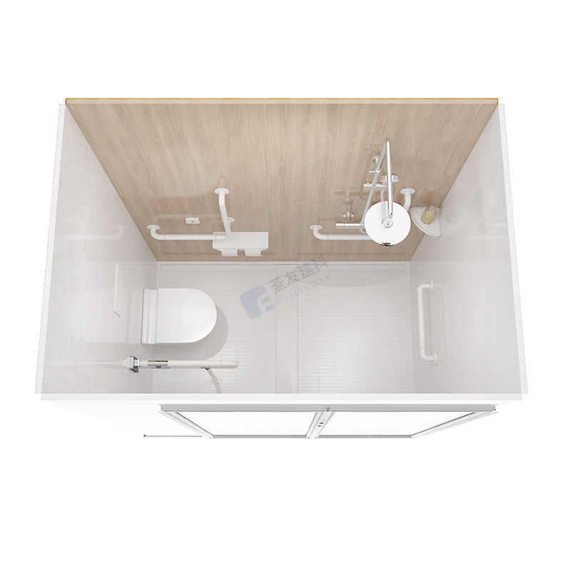 Unidad de baño modular de baños modernos para hospitales (BUN1218)