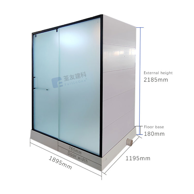 Ingeniería de instalación rápida Unidad de baño modular preferida de la unidad de baño (MTU1219)