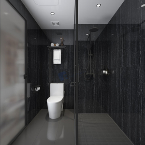 Unidades de baño prefabricadas de buena calidad (BUX1518)