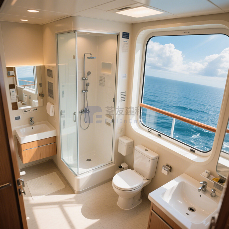 Instalación rápida Unidades de baño POD de baño prefabricados para proyectos de cruceros