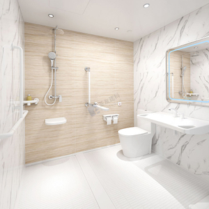 SMC ROMITORIO TODO EN UNA Capa de baño POD PREFAB COMENTA DE BAÑO (BUN1622)