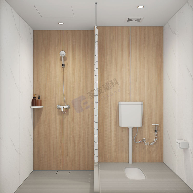 Baño prefabricado impermeable con duchas y vainas de baño para el baño para hospitales o edificios temporales