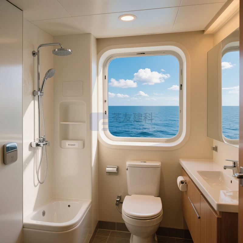 Instalación rápida Unidades de baño POD de baño prefabricados para proyectos de cruceros