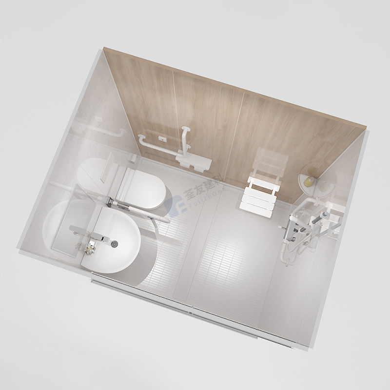 Todas las vainas de baño prefabricadas para hospitales y hogares de ancianos (BUN1418)
