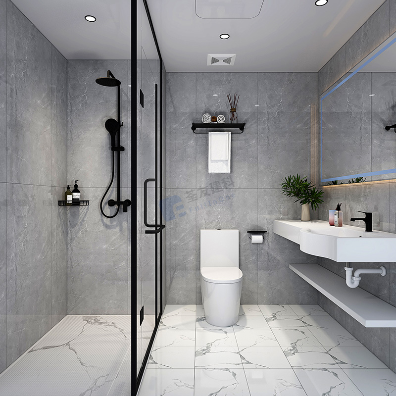Unidad de baño prefabricada prefabricada (BUX1524)