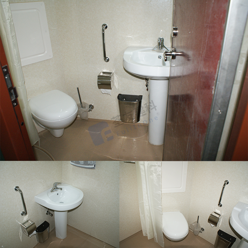 Baños del barco del fabricante chino Bloques húmedos Unidades de baño prefabricados para botas de barco
