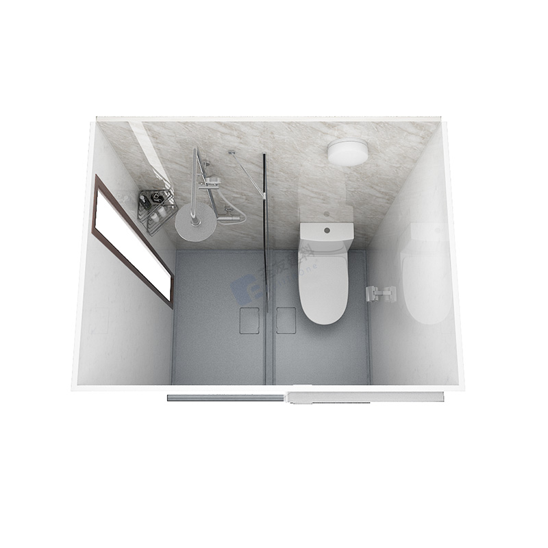 Unidad de baño impermeable japonesa Pods de baño prefabricados con inodoro