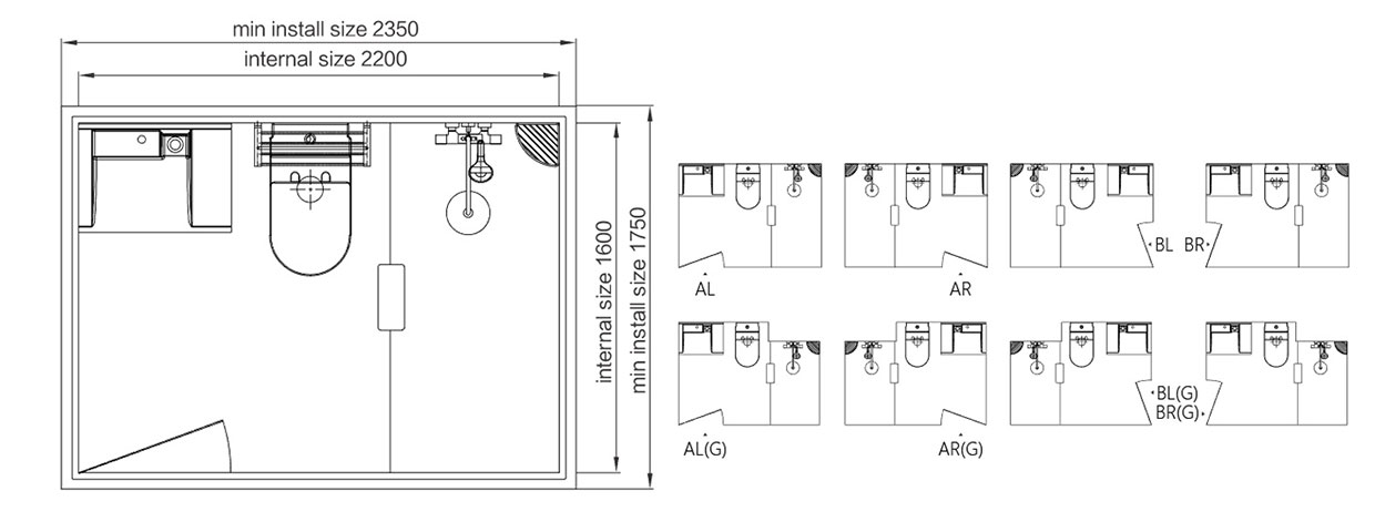 muebles-de-bano-BUJ1622-planos-en-planta-y-alzado