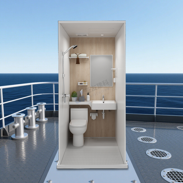 Unidades de baño modernas vainas de baño prefabricadas para botas de barco