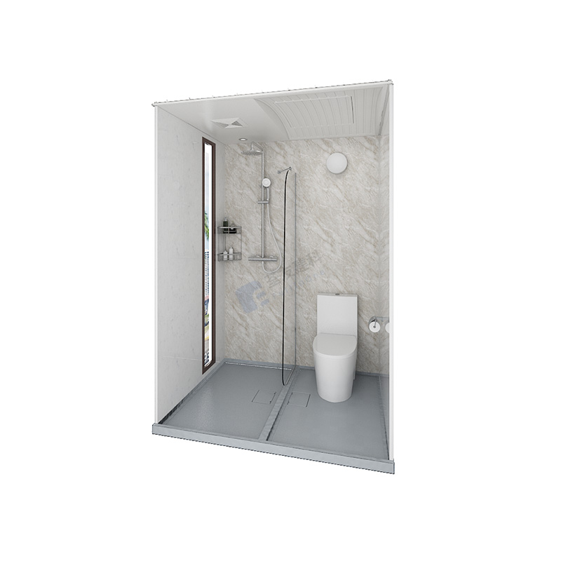 Unidad de baño impermeable japonesa Pods de baño prefabricados con inodoro