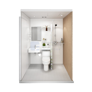 Papa de baño prefabricado de bajo costo impermeable