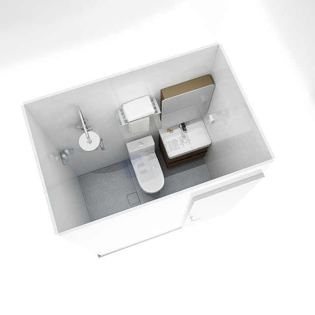 Instalación rápida Unidades de baño prefabricadas de baño modular para apartamentos para apartamentos