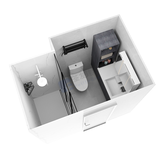 SOUNDO FUERTE Y LIGERO DIOMO MODULAR PREOCESO BAÑO DE BAÑO PREFABILLO (BUX1624)