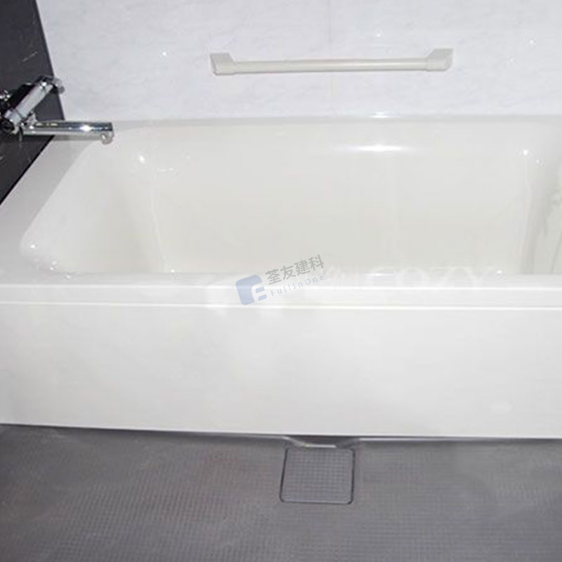 Remojo duradero con bañera de baño de villa de hotel con escurridor