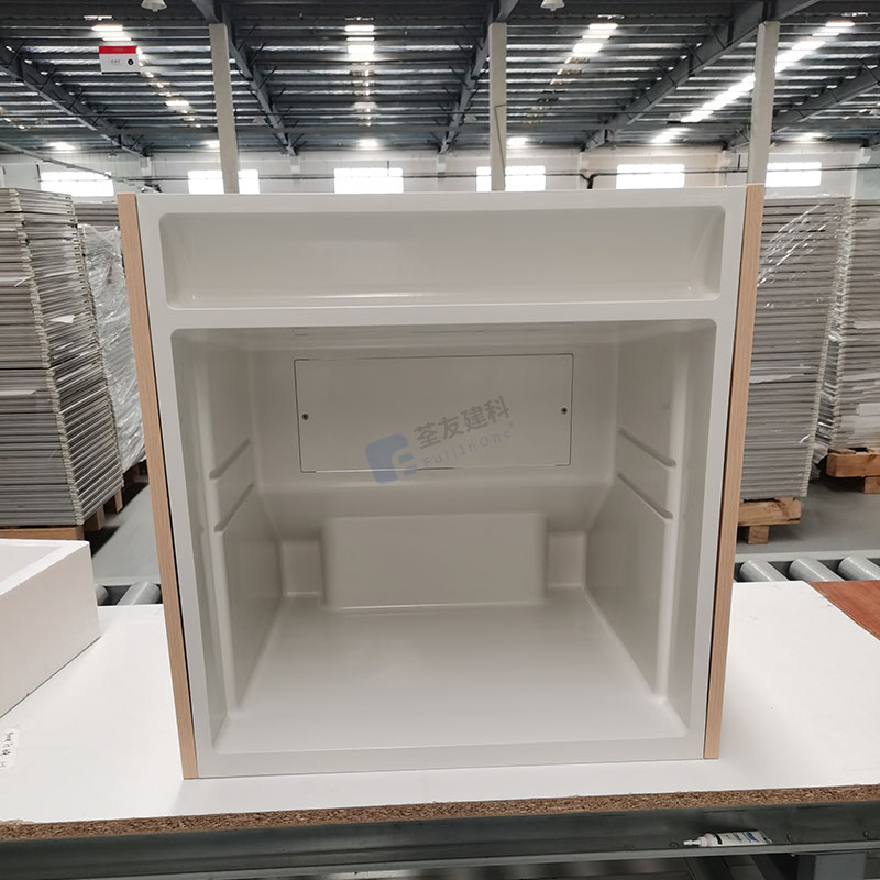Los tocadores de baño de madera modernos ensanchan el gabinete de baño impermeable del fregadero