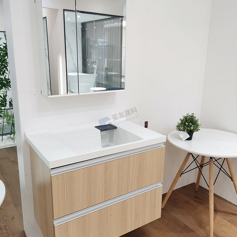 Los tocadores de baño de madera modernos ensanchan el gabinete de baño impermeable del fregadero